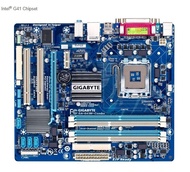 เมนบอร์ด Gigabyte G41-COMBO  775 DDR3-DDR2 ลงได้หมด พร้อม ฝาหลัง คัดสภาพสวยๆ สินค้าในไทยพร้อมใช้งาน 