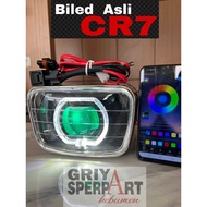 Rx king custom biled billed headlights ORIGINAL projector RGBDEVIL + Relay