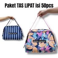 Store Souvenir Package Foldable Bag Contains 50pcs Wedding Souvenirs Wedding Birthday Hajj Umrah Cam