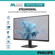 PHILIPS 27" 27E2N1500L LED QUAD HD (2560 x 1440 @100Hz) LCD IPS PANEL MONITOR (4MS, INPUT: HDMI+DP, 