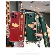Compatible iphone case 13 12 11 6Plus 7Plus 8Plus i5 i6 13 12 pro Xs Max XR fashion love wristband can be used as a stand phone case
