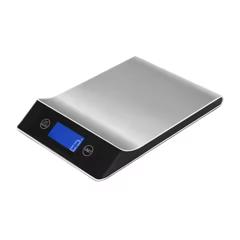 Kitchen Food Scales for Kitchen,LCD Display in Grams,Ounces,Pounds,Kilogram,Milliliter,Stainless Ste