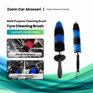 17 Inch Tyre Brush Car/Bike/Motorcycle Wheel Rim Exhaust Pipe Cleaning Car Wash Pencuci Gosok Berus 