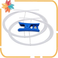 X4mm 2.5mm PTFE Tube 2PS for  Lab P1P/P1S X1/X1C 4M Tube with Tubing Cutter for PLA/PETG ABS 3D Prin