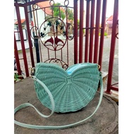 MAGARY BAGS Caterine Rattan Bag Rattan Bag/ Rattan Bag/ Woven Bag/ Bag/ Wanita