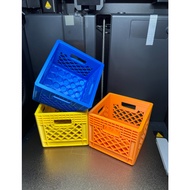 MINI MILK CRATE BASKET BOX (MULTICOLOR)