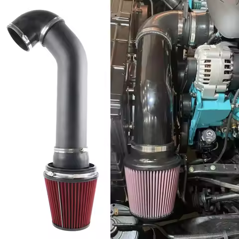 Cold Air Intake Kit LS Swap 4" For Chevrolet Silverado Corvette Cadillac LSX LS1 LS2 LQ4 LQ9 Engine 