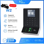 NGTeco Biometrics Thumbprint Attendance Machine Support WiFi App for iOS/Android Auto Calculate Hour