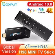 BOXPUT H98 Mini Smart TV Stick Android10 TV Box 2G/16G 4G/32G 4K HDR 2.4G 5G Wifi BT Quad-Core TV Box Set Top Box TV Receiver TV Receivers