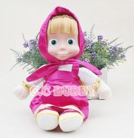  瑪莎與熊 四款可愛玩偶 熊熊 俄羅斯動畫片 masha and bear 公仔娃娃 生日禮物 兒童節禮物  QF001
