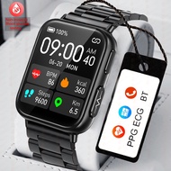 ECG+PPG Blood Glucose Smart Watch Men Blood Pressure Monitor Thermometer Health Watch 1.91 Inch Smartwatch Women