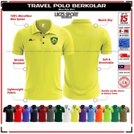 New Kedah FC Travel Jersey DX1 ALX Baju Berkolar Football Futsal Polo Official Team Wear Top Apparel