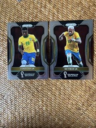 2022 World Cup Prizm 足球球星卡 Neymar Vini jr