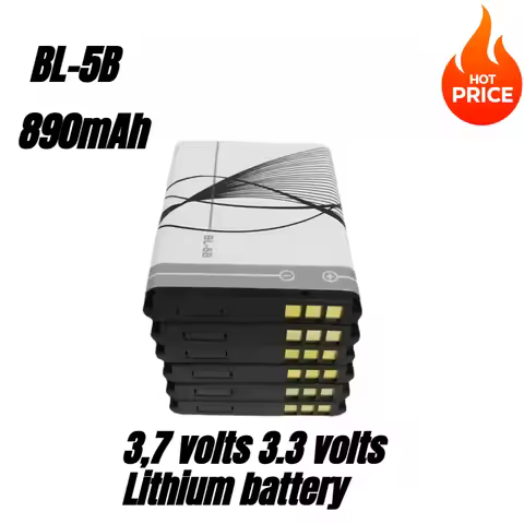 BL-5B 890mAh Battery 5300 5320 5070 N80 N83 6120c 7360 3230 3220 5200 6020 6021 Rechargeable Mobile 