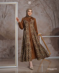 BAHIRAZA SERIES BY Nadheera Luxury gamis dress muslim rayon busui wudhu friendly