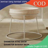 Ready to ship - 8MM IRON standing pot, reversible circle circle pot holder/