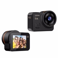 VIRAN V10 5K Action Camera Electronic Image Stabilization 2" Touch LCD 4K Waterproof Action Camera D