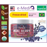 Acai Berry Powder by Organicule 100g (Natural Anti-Aging / Vitamin A & E) [Sourced from Brazil] (Exp