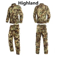 tactical suit special forces Camouflage suit cs training clothing Jacket and Pants Set