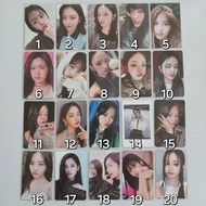 IVE Yujin Official Photocards