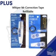 [Plus] WH-605/WH-605-2P Whiper Mini Roller Correction Tape 5mm × 6m Correction Tape+Refill