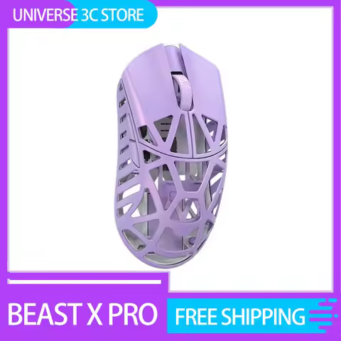 WLmouse Beast X Pro Wireless Mouse Magnesium Alloy PAW3395 Sensor Nordic 52840 Chip Two Mode FPS Cus