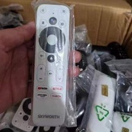 Skyworth Voice Bluetooth Remote Control for Smart Android TV Box Netflix,  Prime Video, Google Play