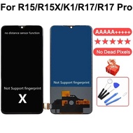 LCD for OPPO R15 R15X R17 LCD Display Digitizer Touch Screen R15 R15X Assembly Replacement Accessory R17 PRO TFT Screen Tools