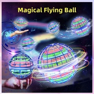 Magic Flying Ball LED Glowing 360° Rotating Flying Orb Toy Hand Operated Spinner Boomerang Ball