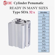 Pneumatic Cylinder SDA32 COMPACT Pneumatic Air Cylinder SDA 32