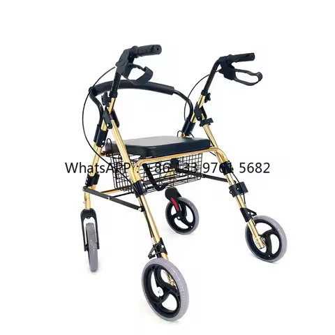 Senyang Best Aluminium Adult Folding Rollator Walker for Elderly Care