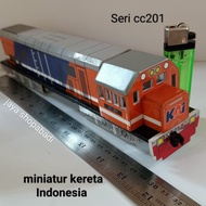 miniatur kereta api Indonesia CC 201