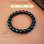 Jade Dan Tam - Lu Thong Eagle Eye Quartz Bracelet 10mm 5A - Water Element & Wood Element