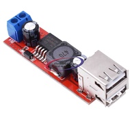 DC 6V-40V To 5V 3A Double USB Charge DC-DC Step-down Converter Module For Vehicle Charger LM2596 Dua