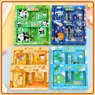 Gift set of 7 cartoon stationeryPieces for students as rewards and small gifts