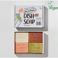 OTTER’S MARKET BAKING SODA SESQUI CARBONATE DISH SOAP – 110G × 4PCS