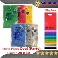 Plastic Bag OvalPonds 20 x 30 cm Color Shopping Bag 50 Micron Plastic Packing Olshop 20x30 0.05 mic
