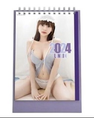 全新限量出清 LINLIN 李芷霖 2024 寫真桌曆 莉奈 新竹街口攻城獅 味全龍小龍女 霖霖