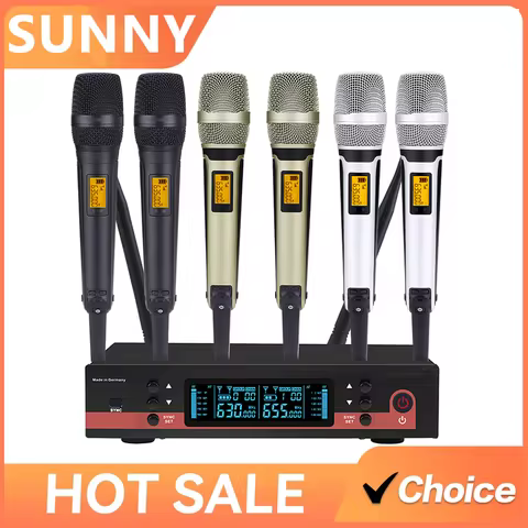 Professional metal EW135G3 2 Channel UHF Wireless Dynamic Microphone System EW100G3 Ew 100 G3 With S