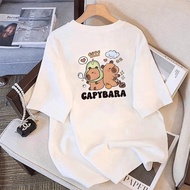 A77 Men's Clothing White Round Neck T-Shirt Summer Fashion 100% cotton Baju T Shirt Lelaki