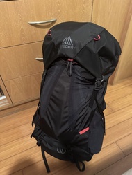 Gregory 黑色戶外遠足背囊 Zulu 55L