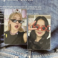 BLACKPINK 7th Anniversary Pink Tape K4 Special Card SunglassBLACKPINK七周年粉墨磁带 k4特典卡墨镜肉墨镜秀E250930H
