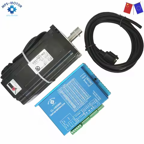 Nema 34 12N.m Closed Loop Stepper Motor 6A 156mm + CL-HSS86H 60VAC 2 Phase Hybrid Step-servo Driver 