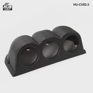Universal Car Black 2" 52mm 3 Triple Hole Dash Gauge Pod Mount Holder ABS For TOYOTA SUPRA MA70 7M-G