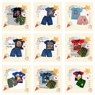 SET JALAN BOY (SHORT PANTS SOFT JEANS)