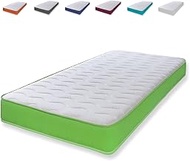 eXtreme comfort ltd Cooltouch Colours Coral Green Wave Memory Foam Hybrid Mattress and Pinna Coil Sp