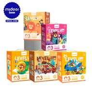 Mideer Advanced puzzles level 3 จิ๊กซอว์เสริมสร้างพัฒนาการการเรียนรู้ตามอายุ