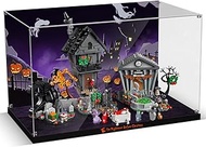 cooldac Acrylic Display Case for Lego Tim Burton's Film Nightmare Before Christmas 21351 (Box Only,