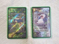 Set兩張 日版卡比獸 AR 卡片 連擴展+金屬殼