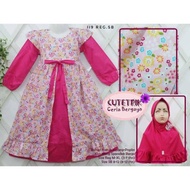 Cutetrik couple Gamis for sisters, 7 and 10 years old